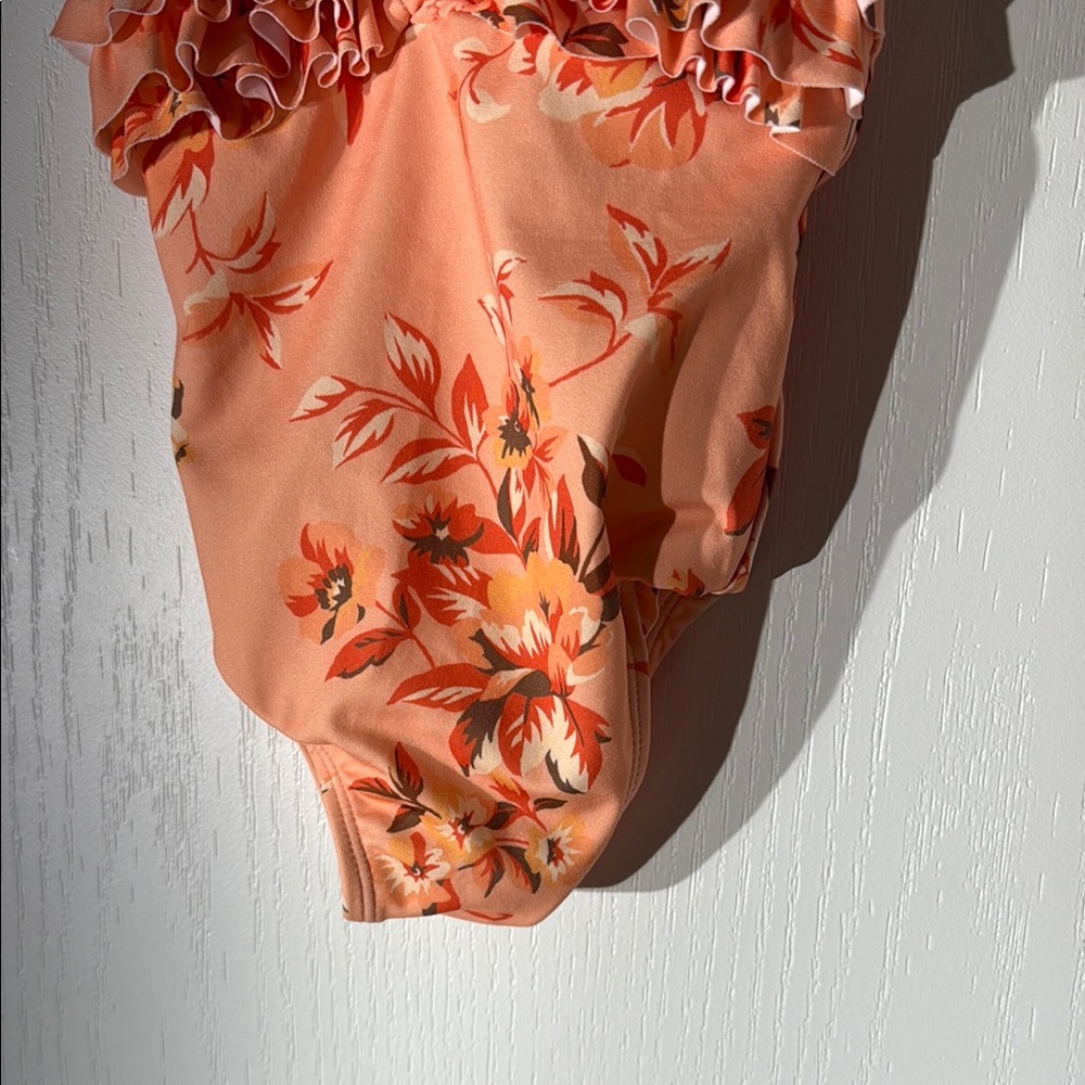 Floral Ruffle Swimsuit - Picture 3 of 5